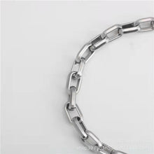 Load image into Gallery viewer, Color-free handmade OT chain necklace Titanium steel men&#39;s and women&#39;s bracelet Hip Hop square chain