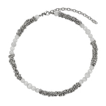 Load image into Gallery viewer, Stainless Steel Cat&#39;s Eye Stone Knot Trend Necklace
