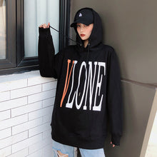 Load image into Gallery viewer, American hoodie male and female couples high street hip hop autumn winter jumper coat big V hoodie fashion brand autumn