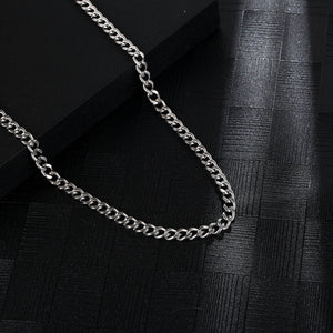 Stainless Steel Geometry Square Minimalism Fashion Necklace