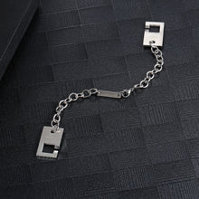 Load image into Gallery viewer, Stainless Steel 808bass Square Buckle Trend Bracelet