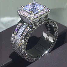 Load image into Gallery viewer, Hot silver fashion ring engagement ring for women