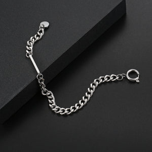 Stainless Steel INS Cool Style Hip Hop Bracelet for Men and Women
