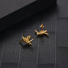 Load image into Gallery viewer, Stainless Steel Europe And America Tie A Knot Fashion Stud Earring