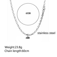 Load image into Gallery viewer, Stainless Steel Lattice European And American Hip Hop Necklace
