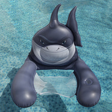 Load image into Gallery viewer, Cross border mesh floating bed inflatable hammock water collapsible back floating bed water inflatable deck chair inflatable floating row