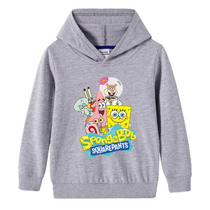 Spring and autumn casual cotton hooded hoodie for boys and girls Children's baby pullover coat long sleeve hoodie