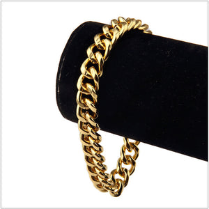 Stainless Steel Punk Men Fashion Minimalism Chain Bracelet