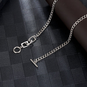 Stainless Steel Geometry Square Minimalism Fashion Necklace