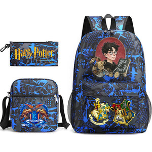 Film and television Harry Potter printed shoulder casual student backpack