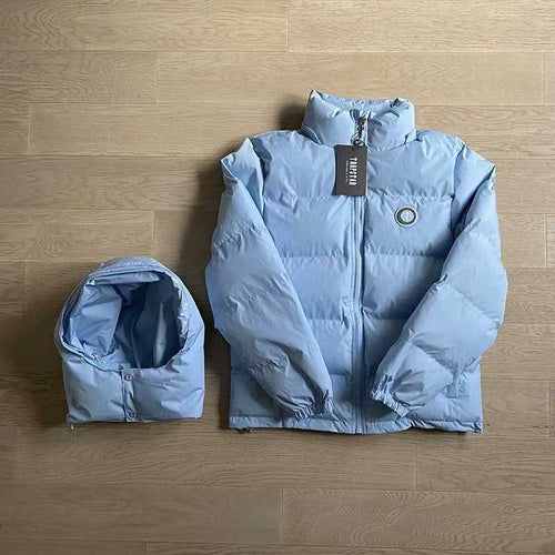 Trapstar Decoded Quilted Jacket With Hood Black