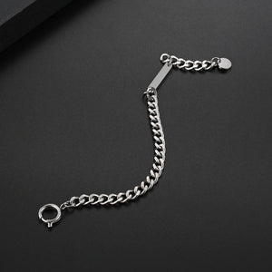 Stainless Steel INS Cool Style Hip Hop Bracelet for Men and Women