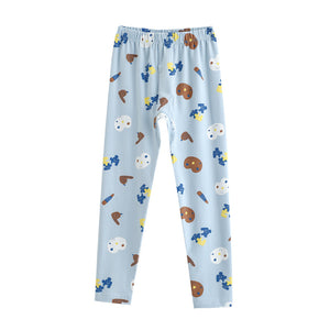 Children's pajama pants Lycra cotton pants Spring and Autumn medium children's home pants Girls wear leggings boys baby underpants winter
