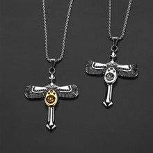 Load image into Gallery viewer, Stainless Steel Eagle Cross Trend Necklace