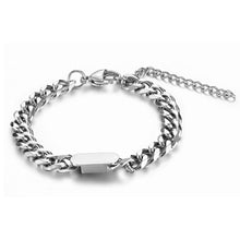 Load image into Gallery viewer, Stainless Steel Cuban Bracelet Trend Men and Women Street Trend Minimalism Bracelet