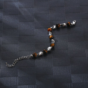Stainless Steel Bead Retro Fashion Bracelet