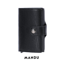 Load image into Gallery viewer, MANDU new fashion men&#39;s RFID business card bag pocket coin wallet man
