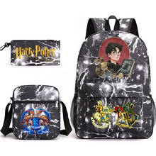 Load image into Gallery viewer, Film and television Harry Potter printed shoulder casual student backpack