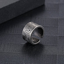 Load image into Gallery viewer, Stainless Steel Cartoon Graffiti Smiling Face Trend Ring