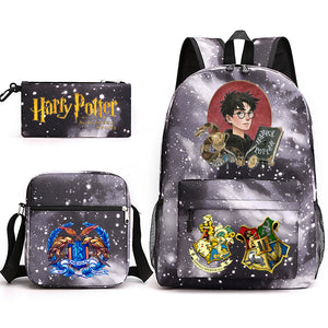 Film and television Harry Potter printed shoulder casual student backpack