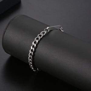 Stainless Steel INS Cool Style Hip Hop Bracelet for Men and Women