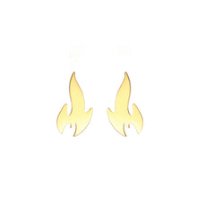 Load image into Gallery viewer, Stainless Steel Flame Trend Stud Earring