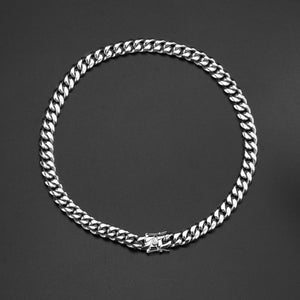 Stainless Steel Cuban Hip Hop Trend  Chain Necklace