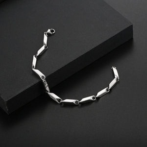 Stainless Steel Rhomb Minimalism Bracelet