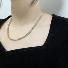 Load image into Gallery viewer, Stainless Steel European And American  Full Diamond Necklace