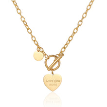 Load image into Gallery viewer, Stainless Steel OT Buckle Round Brand Love Trend Necklace