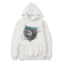 Load image into Gallery viewer, Hip hop hoodie for men and women WUNNA spider web sweatshirt hoodie