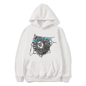 Hip hop hoodie for men and women WUNNA spider web sweatshirt hoodie