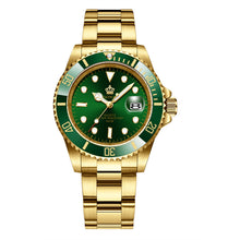 Load image into Gallery viewer, Crown Men&#39;s Watch Automatic Green Ghost Watch anti-calendar High-end quartz watch student sports watch