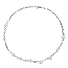 Load image into Gallery viewer, Stainless Steel Chain Splicing Pearls INS Trend Necklace