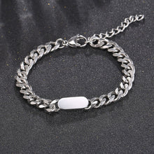 Load image into Gallery viewer, Stainless Steel Cuban Bracelet Trend Men and Women Street Trend Minimalism Bracelet