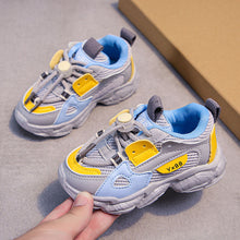 Load image into Gallery viewer, Girls&#39; sports shoes Spring and autumn new baby net surface breathable casual shoes boy daddy shoes children single shoe tide