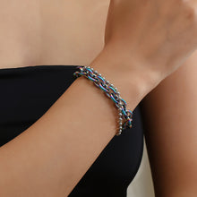 Load image into Gallery viewer, Stainless Steel Double Layer Splicing Bracelet