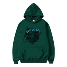 Load image into Gallery viewer, Hip hop hoodie for men and women WUNNA spider web sweatshirt hoodie