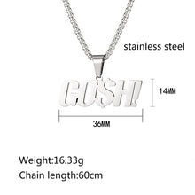 Load image into Gallery viewer, Stainless Steel GOSH Trend Fashion Pendant Necklace