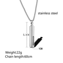 Load image into Gallery viewer, Stainless Steel Hollow Out Can Open Perfume Bottle And Essential Oil Bottle Fashion Pendant Necklace