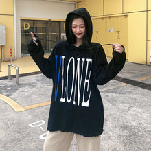 Load image into Gallery viewer, American hoodie male and female couples high street hip hop autumn winter jumper coat big V hoodie fashion brand autumn