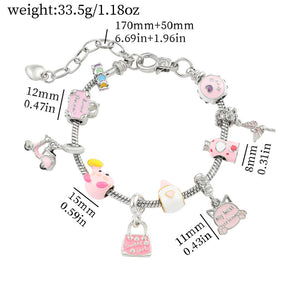 Cartoon bracelet two yuan game beaded hand decorated dly jewelry