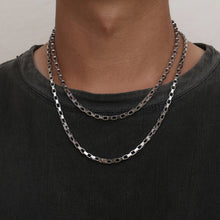 Load image into Gallery viewer, Stainless Steel Lattice European And American Hip Hop Necklace