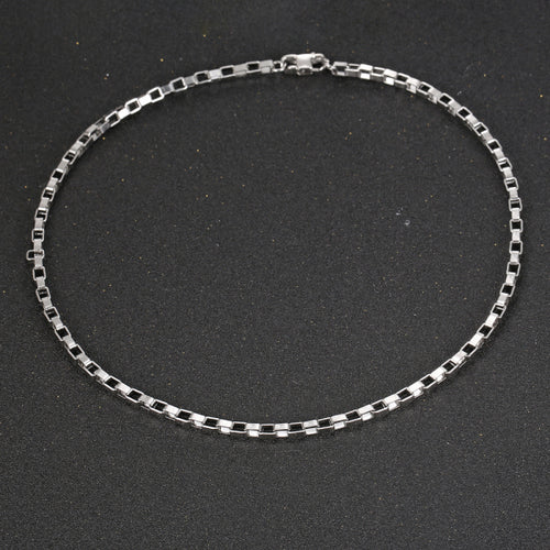 Stainless Steel Lattice European And American Hip Hop Necklace