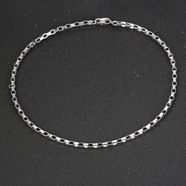 Stainless Steel Lattice European And American Hip Hop Necklace