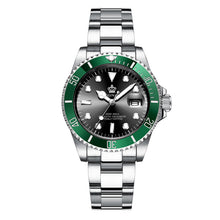 Load image into Gallery viewer, Crown Men&#39;s Watch Automatic Green Ghost Watch anti-calendar High-end quartz watch student sports watch