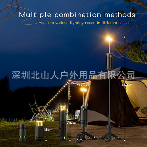 Outdoor retractable camping light super bright multi-functional support auto repair working light Camping light