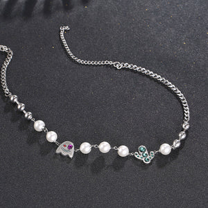 Stainless Steel Ghost Trend Necklace