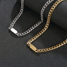 Load image into Gallery viewer, Stainless Steel Cuban Men And Women Trend Chain Necklace