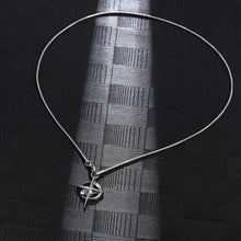 Load image into Gallery viewer, Stainless Steel Moon Cross Necklace